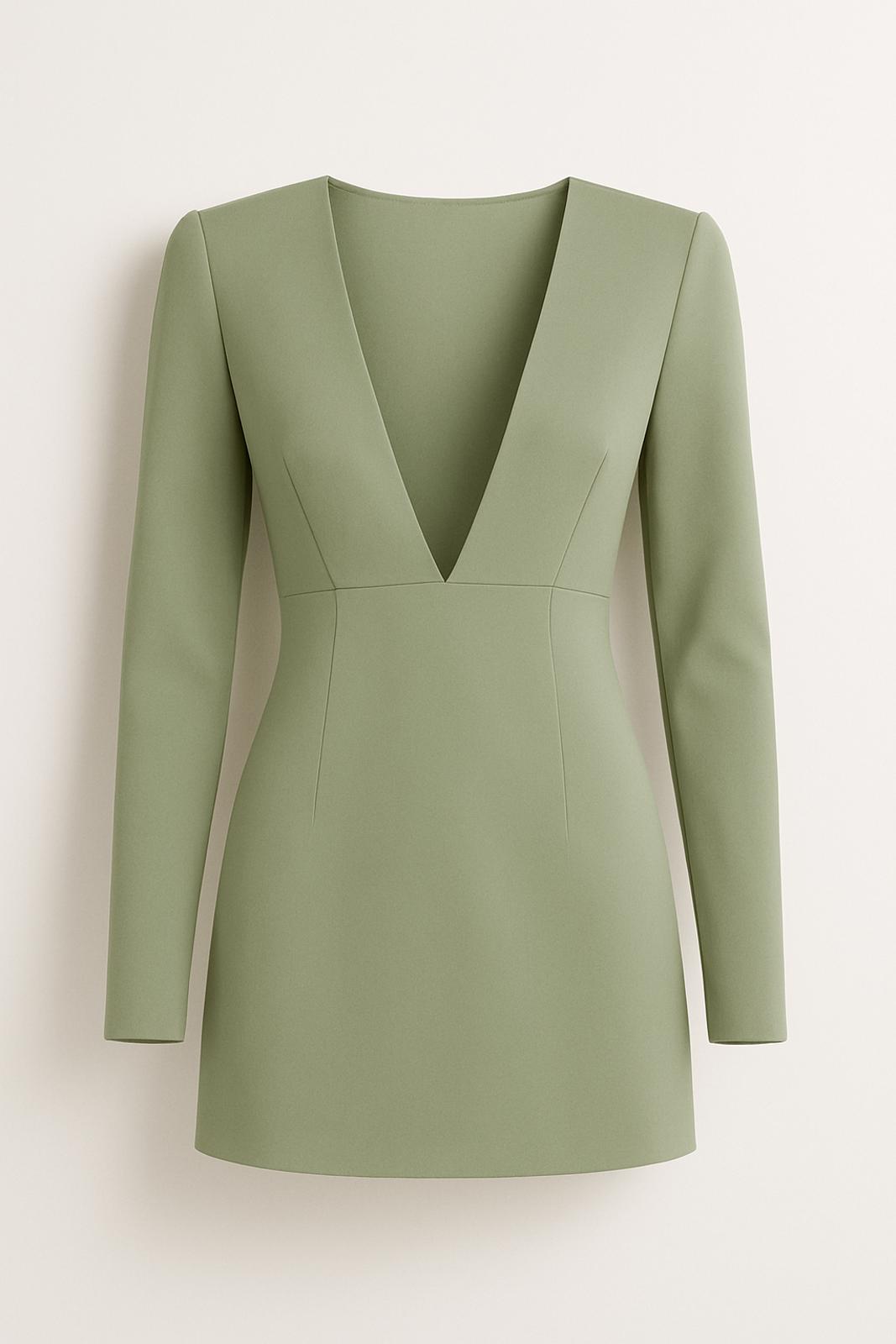 NWT CURAAE by ELLIATT Zaria Dress Sage Green Size XXS