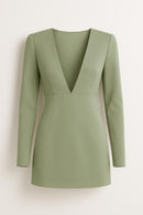 NWT CURAAE by ELLIATT Zaria Dress Sage Green Size XXS