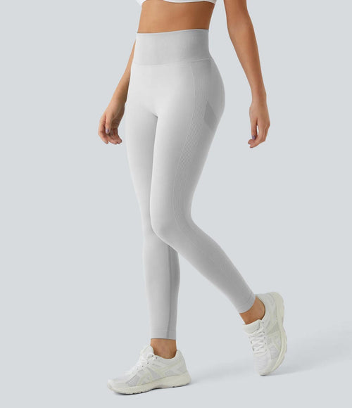 NWT Halara Seamless Flow High Waisted Booty Scrunch Leggings 7/8 M