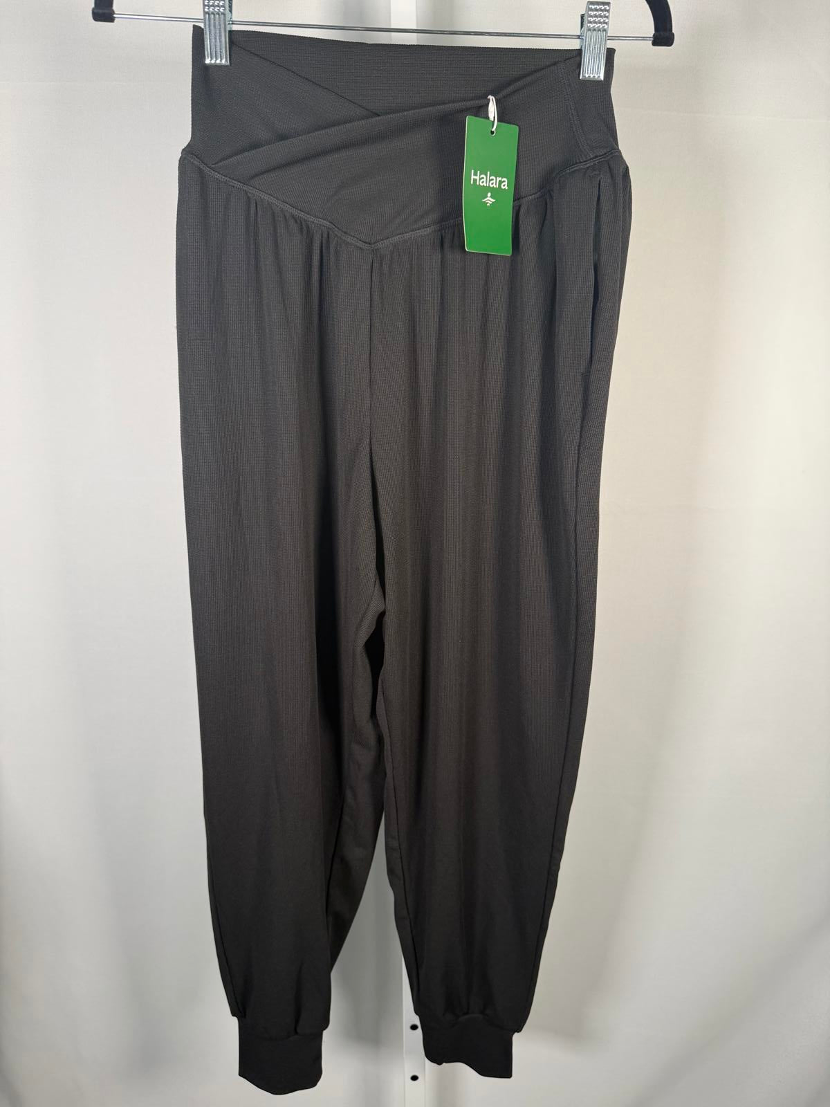 NWT Halara High Waisted Crossover Pocket Waffle Yoga Joggers Size XS