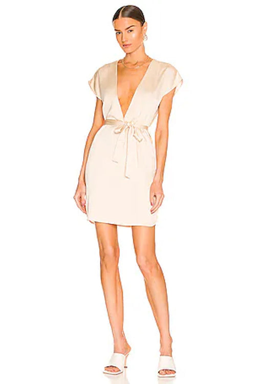 LBLC ALEXIS DEEP V MINI DRESS Size M NWT REVOLVE