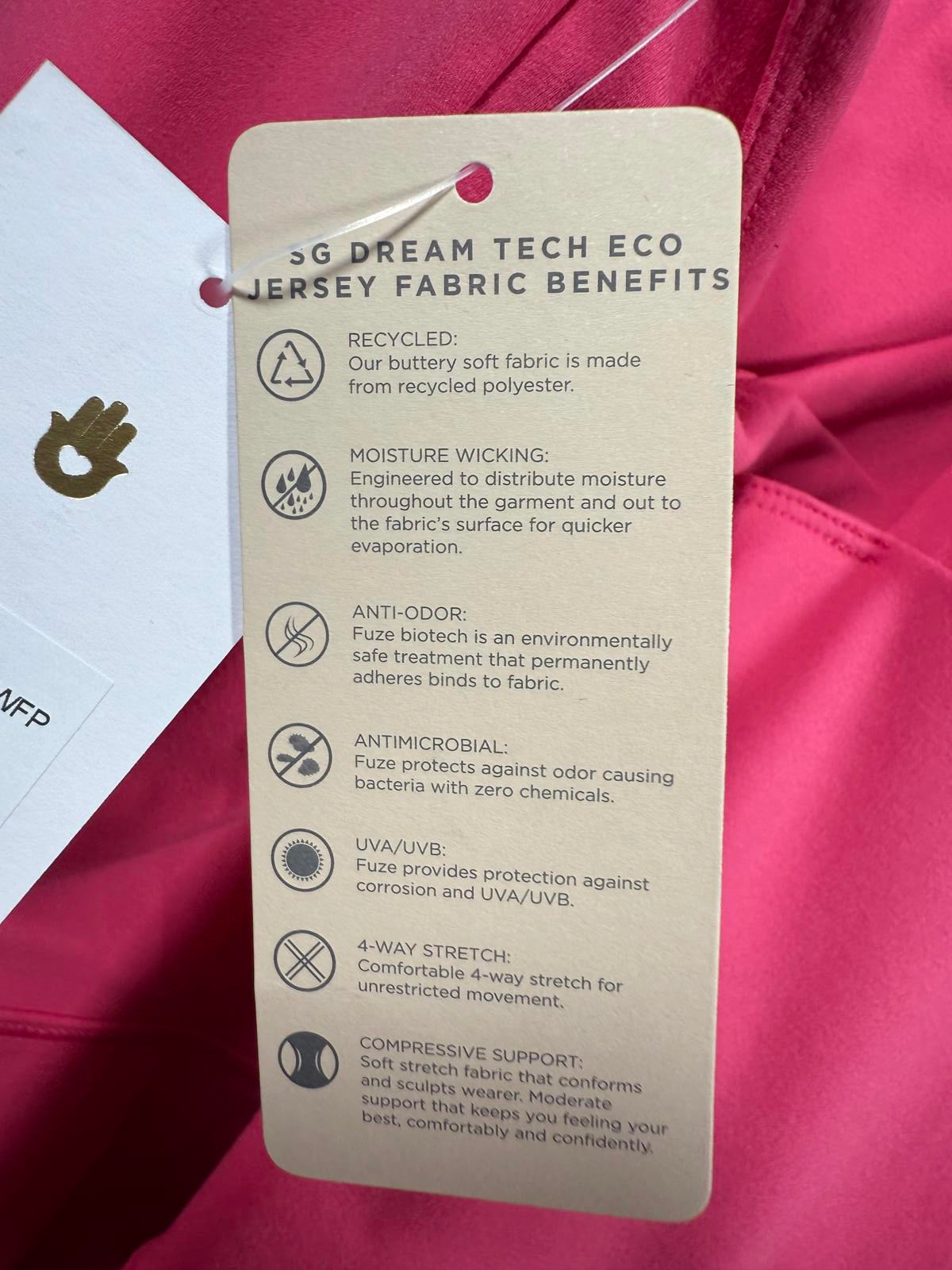 Spiritual Gangster Lexi Active Dress Pink - XL