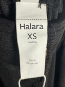 NWT Halara Mid Rise Zipper Pocket Corduroy Casual Pants Black XS Petite