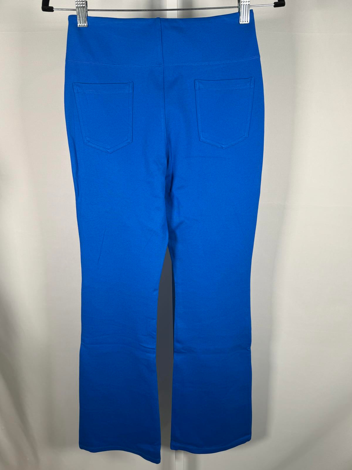 NWT Halara Flex High Waist Back Side Pkt Slight Flare Work Pant Princess Blue XS
