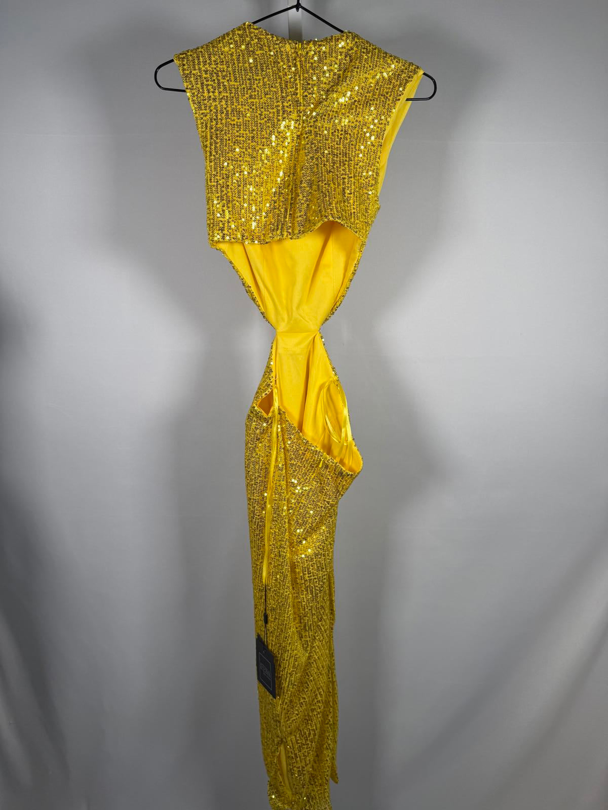 NWT Mac Duggal 27022 Sleeveless Front Twist Dress Size 2