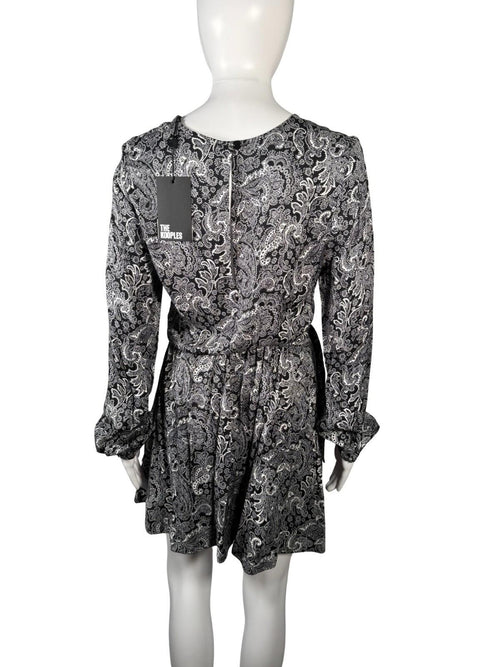 The Kooples Lace Paisley Print Size US Medium FR 2 Mini Dress NWT