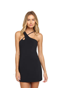 Spiritual Gangster Kaci Asymmetric Active Women’s Dress Black- S