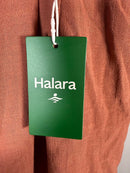 NWT Halara High Waisted Wide Leg Flowy Palazzo Casual Linen-Feel Pants Sierra 3X