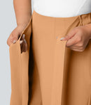 NWT Halara High Waisted Tie Side Wide Leg Work Pants Size XL