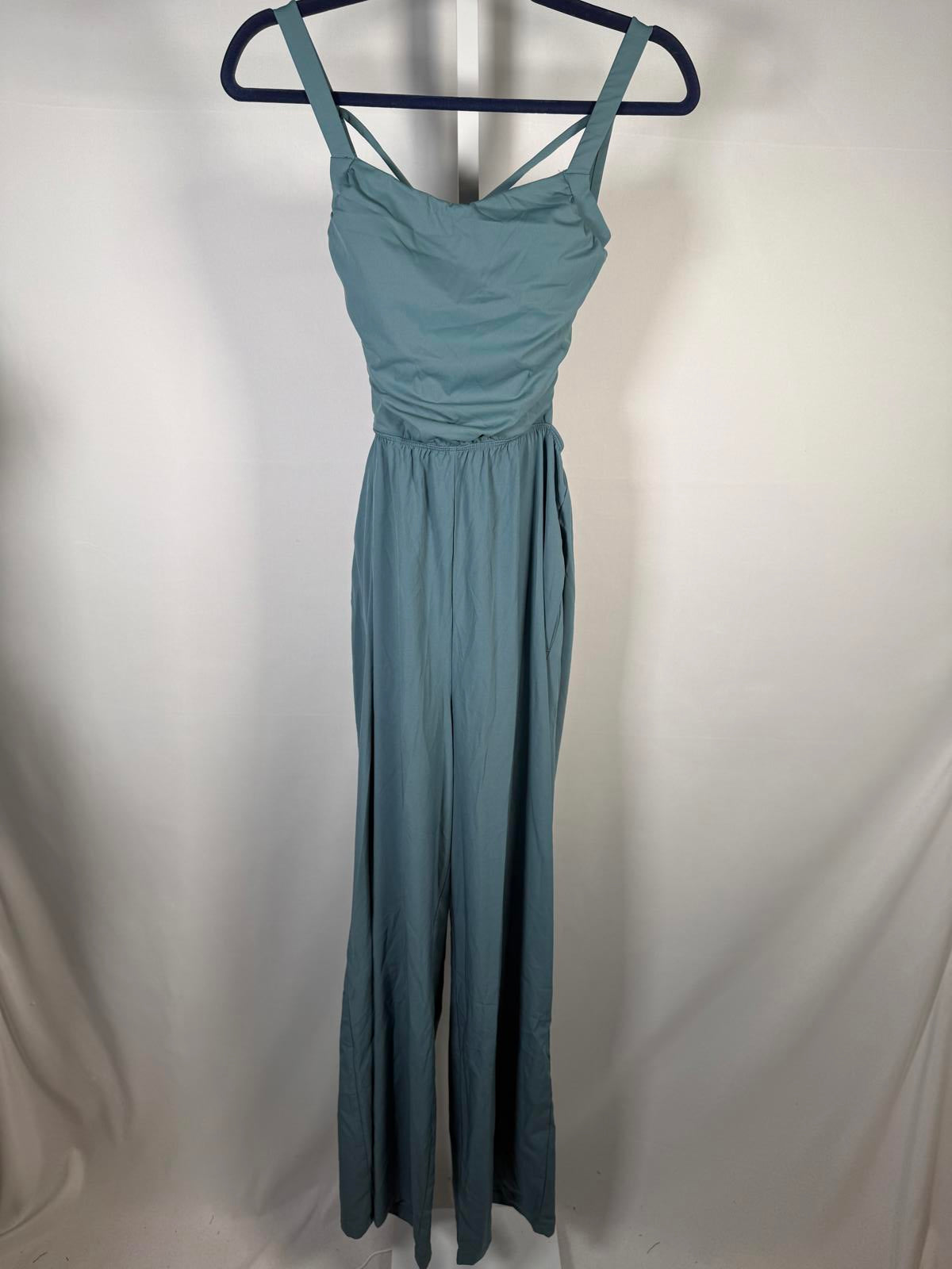 NWT Halara Breezeful™ Lace Up Pocket Quick Dry Casual Jumpsuit Size Small