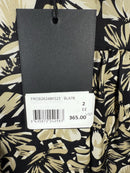 NWT The Kooples Twill Flowers Dress (French Size 2) $365 MRSP
