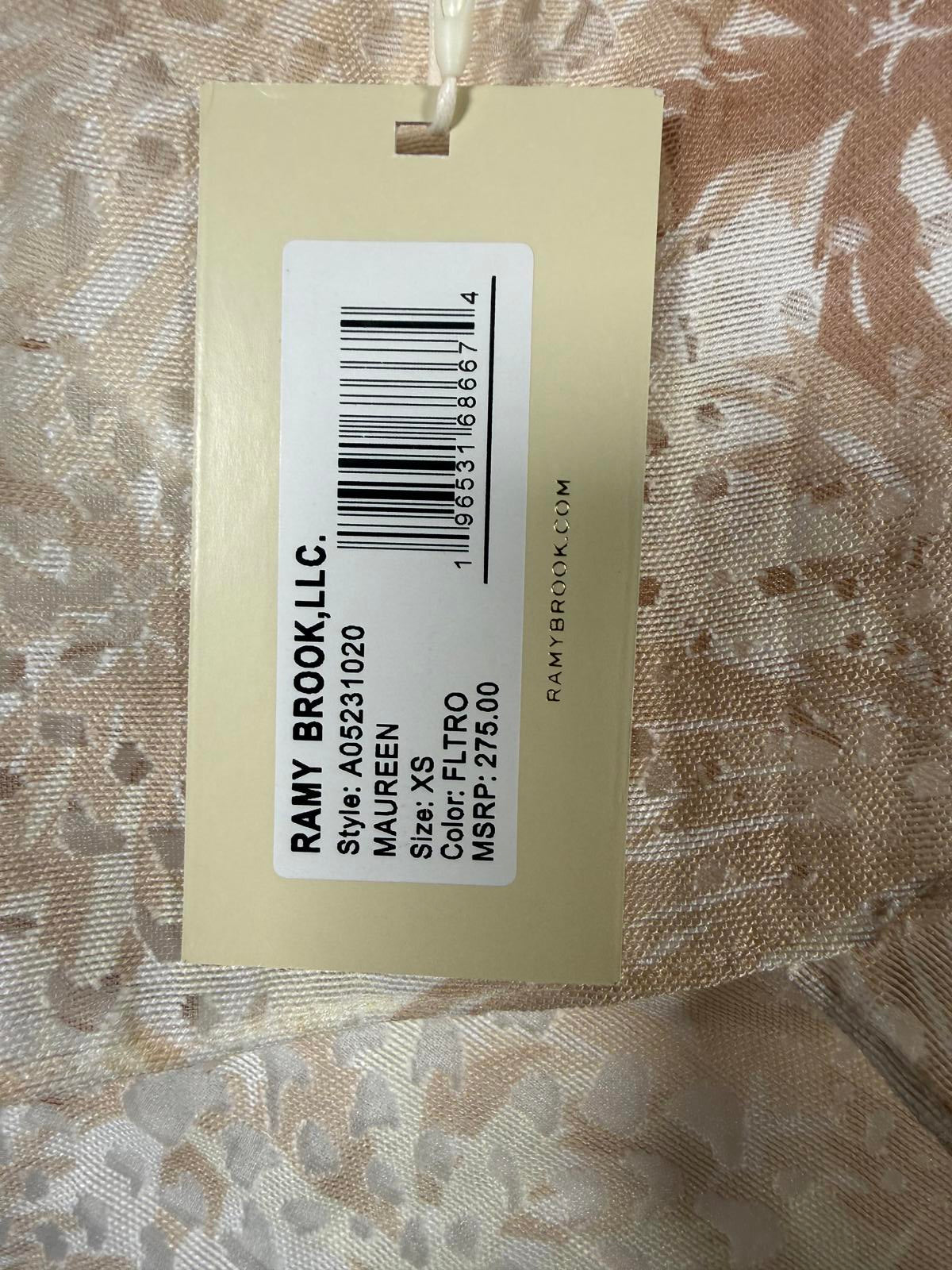 NWT Ramy Brook One Shoulder Maureen Top XS