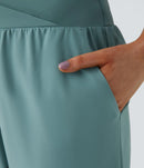 NWT Halara Breezeful High Waisted Crossover Side Pocket Resort Pants - L Petite