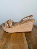 Kaanas Santiago Wedge Sandals Size 9 NIB