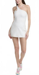 Spiritual Gangster Kaci Asymmetric Active Women’s White Dress - S