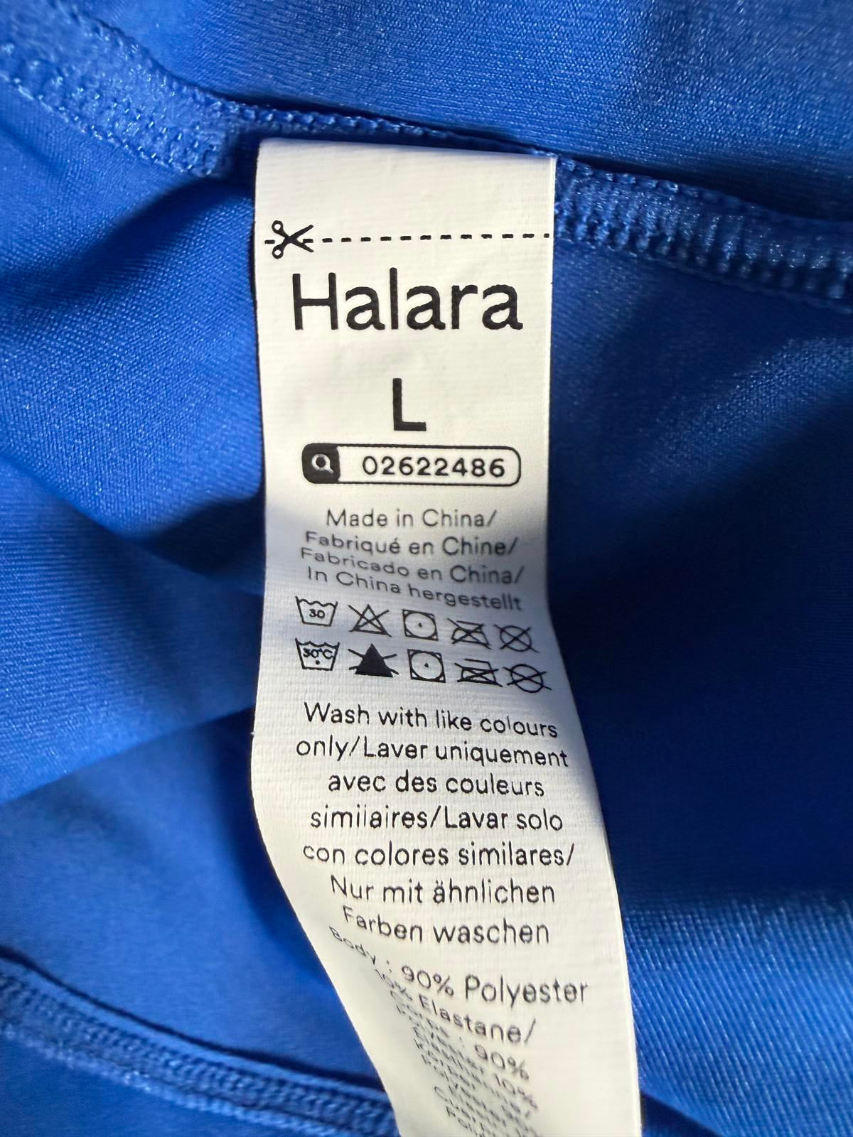 NWT Halara Cut Out Crossover Hem Solid Yoga Tank Top Size Large