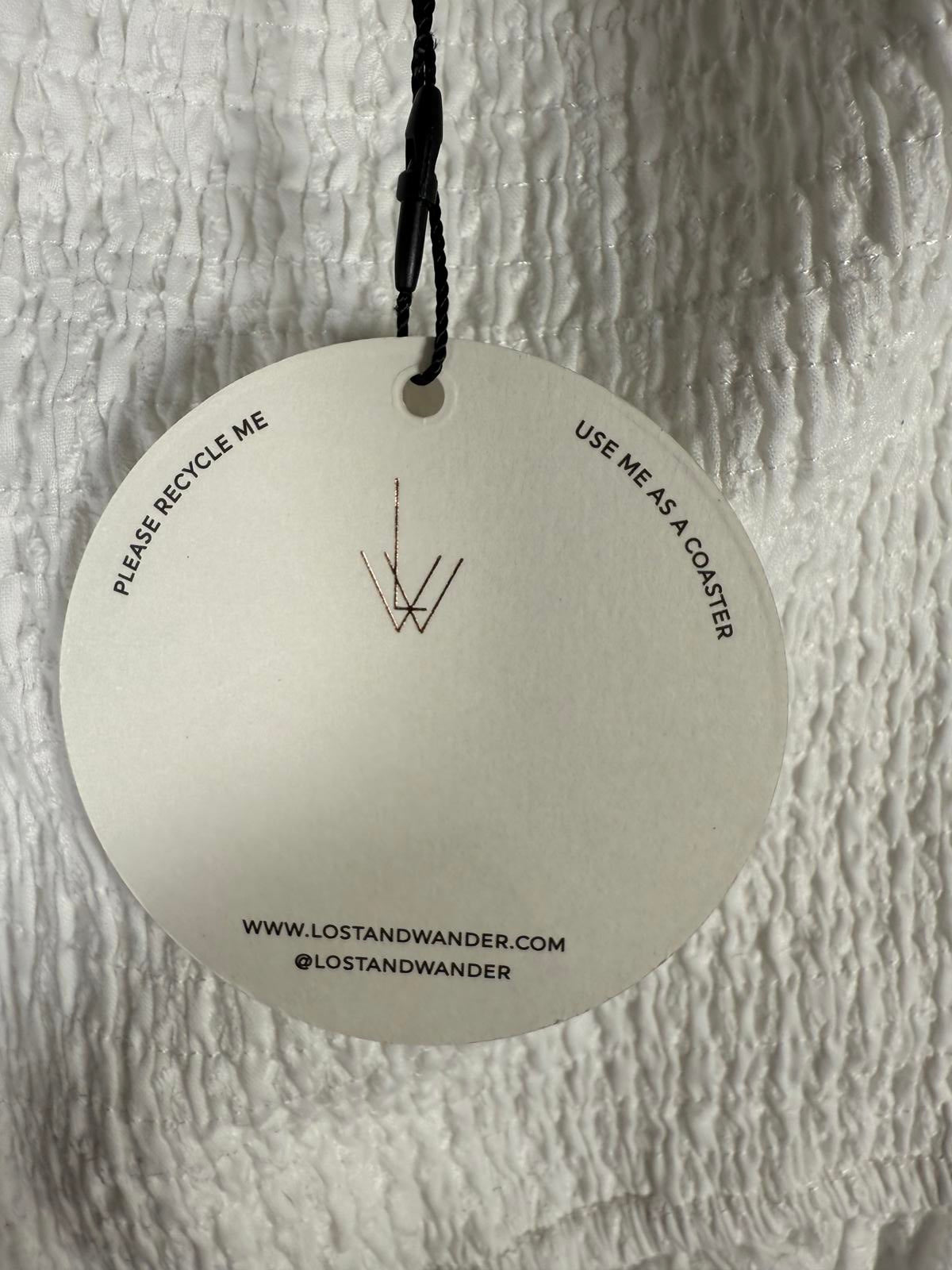 NWT Revolve Lost & Wander Coconut Vine baby doll top White Size - M