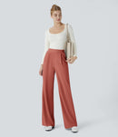 NWT Halara Flex High Waist Body Sculpt Waist-Slimming Work Pants Etruscan Red S