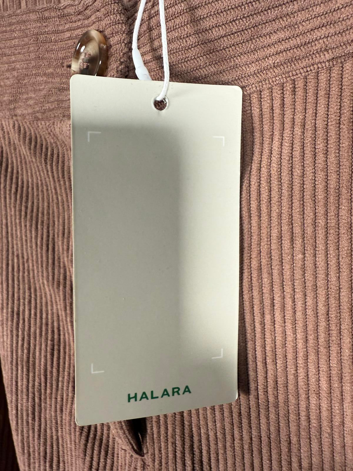 NWT Halara High Waisted Corduroy Casual Pants Cocoa Brown Size Large Tall