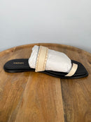 Kaanas Pirita Sandal Cream Size 9 NIB