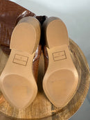 Sun + Stone Women's Dollyy Pointed-Toe Western Tan Boots Size 5 NWOB