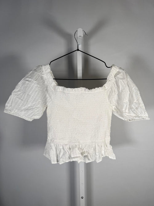 NWT Revolve Lost & Wander Coconut Vine baby doll top White Size - M