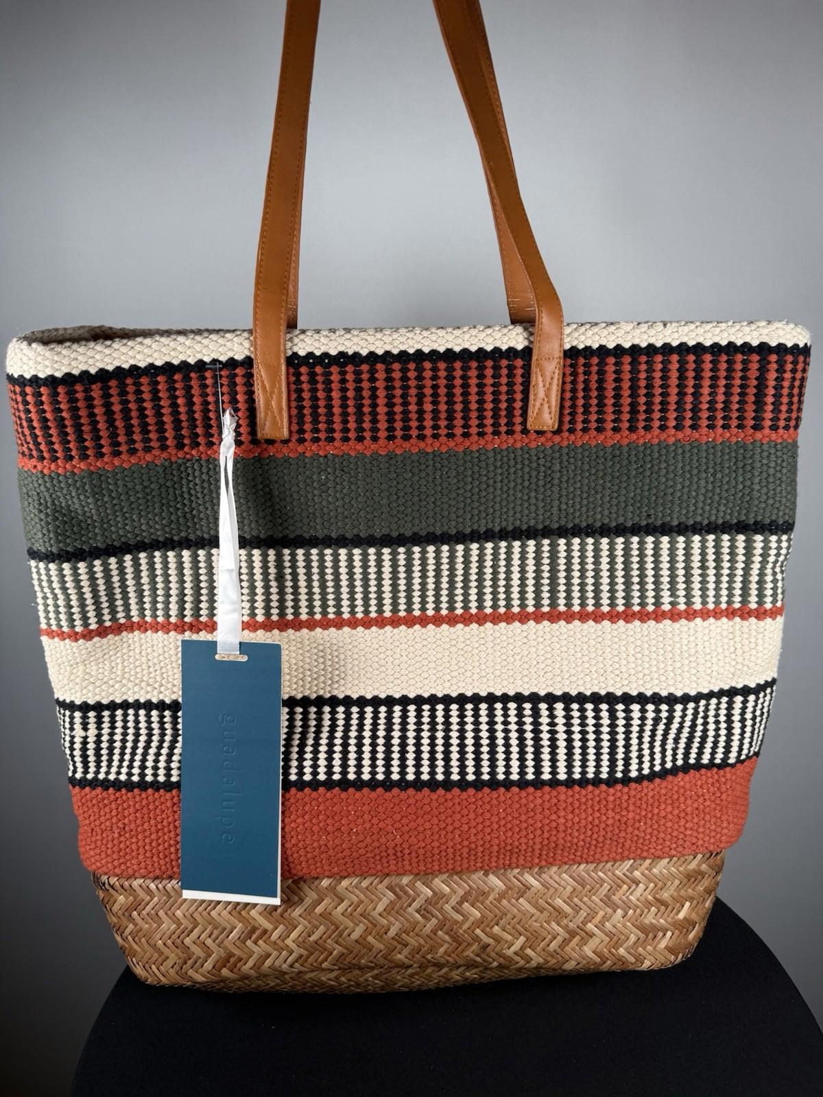 Mykonos Tote - Rust / Multi