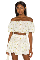 NWT Revolve by Eberjey Harper Nostagia Garden Blouse L