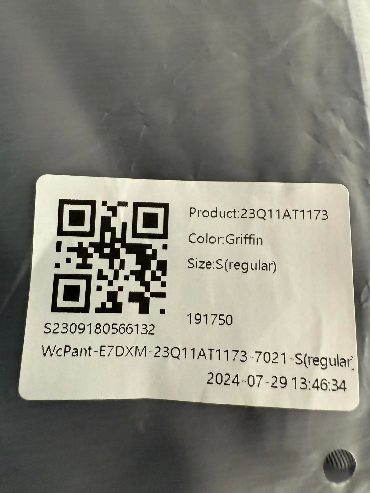 NWT High Waisted Zipper Pocket Shirred Straight Leg Work Pants - Size Small