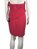 MAC DUGGAL 11565 Hot pink Strapless Mini Dress Size 6
