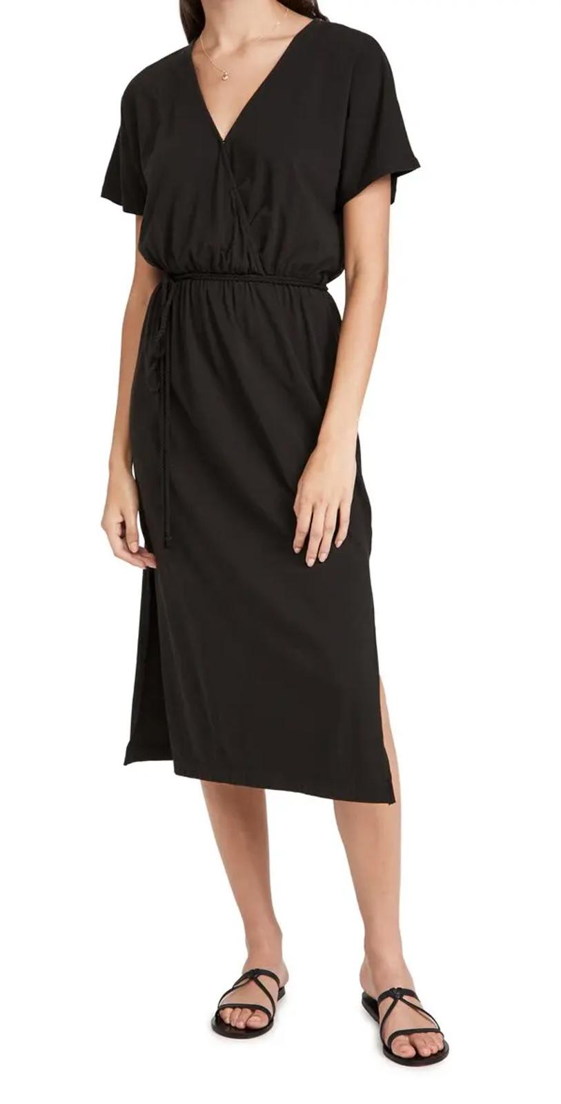 NWT Revolve By Z Supply Maryn Midi Dress Black Size XS