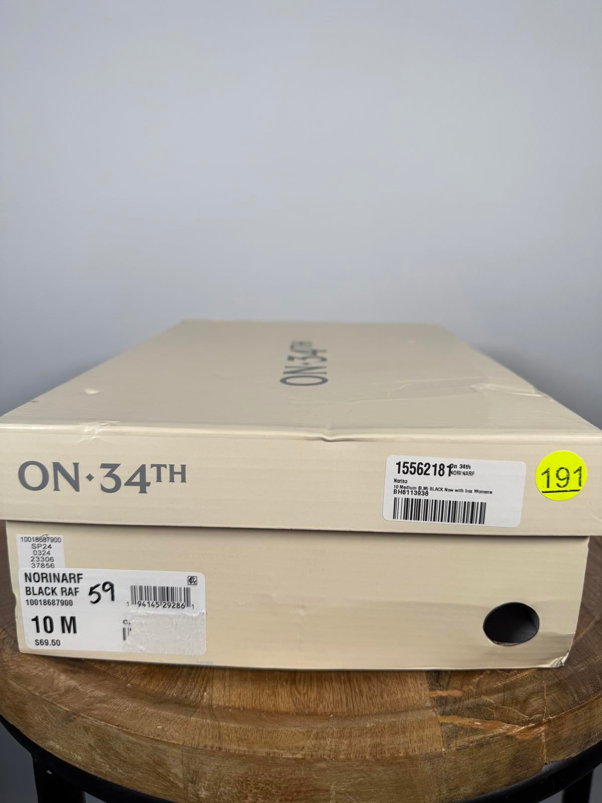 On 34th Women's Norina Woven Two Band Wedge Sandals Size 10 NWB