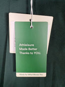 NWT Halara High Waisted Pocket Solid Work Tapered Pants Dark Green L