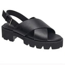 French Connection Black Chunky Platform Sandals Women’s US Size 8.5 NWB