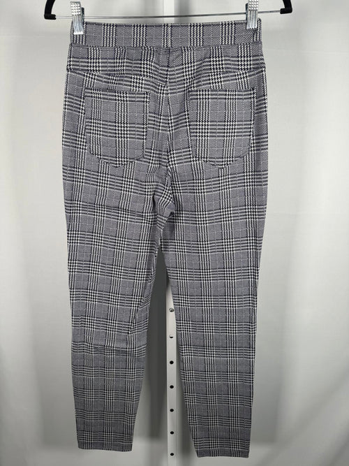 NWT Halara Flex™ High Waisted Pocket Houndstooth Plaid Skinny Work Pants Size S