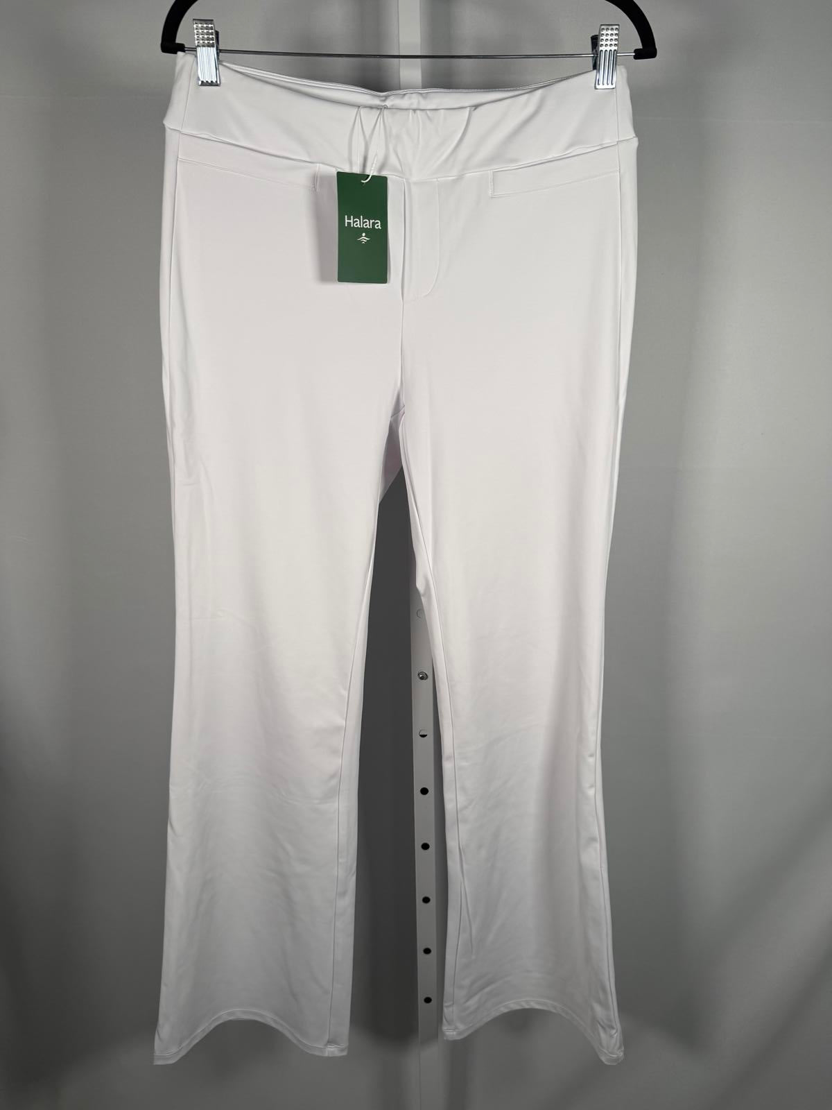 NWT Halara Flex™ Mid Rise Pocket Work White Pants Size Large