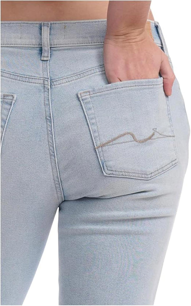 NWT 7 For All Mankind Josefina Slim Boyfriend Jeans Luxe Vintage Wash Size 29