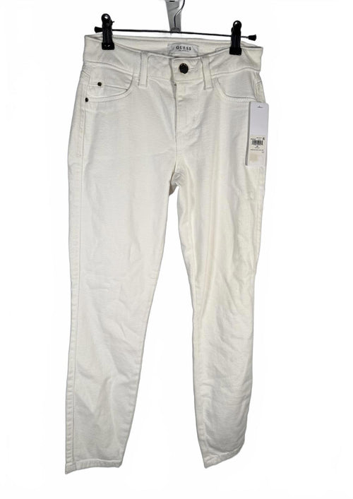 NWT Guess Sexy Curve White Skinny Jeans Size 24
