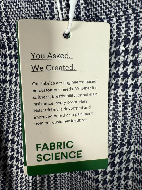 NWT Halara Flex™ High Waisted Pocket Houndstooth Plaid Skinny Work Pants Size S