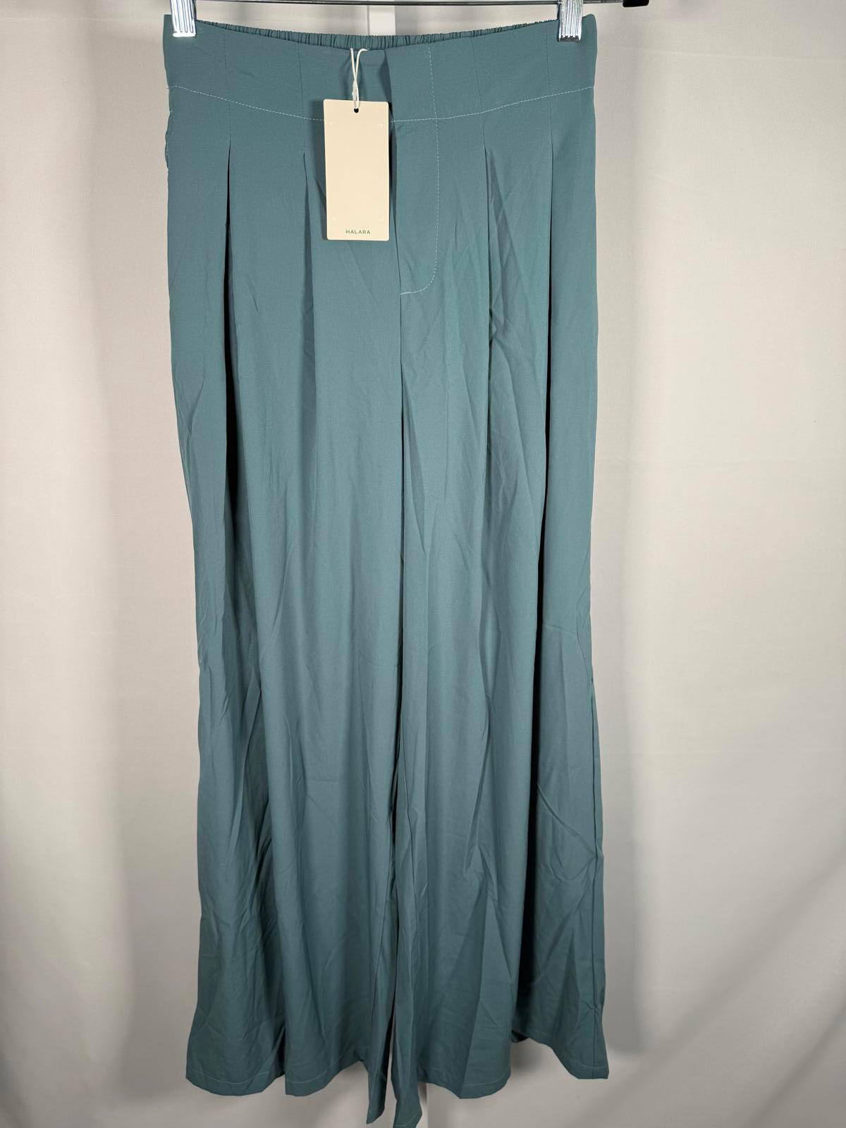 NWT Halara High Waisted Pocket Wide Leg Flowy Palazzo Quick Dry Casual Pants - S