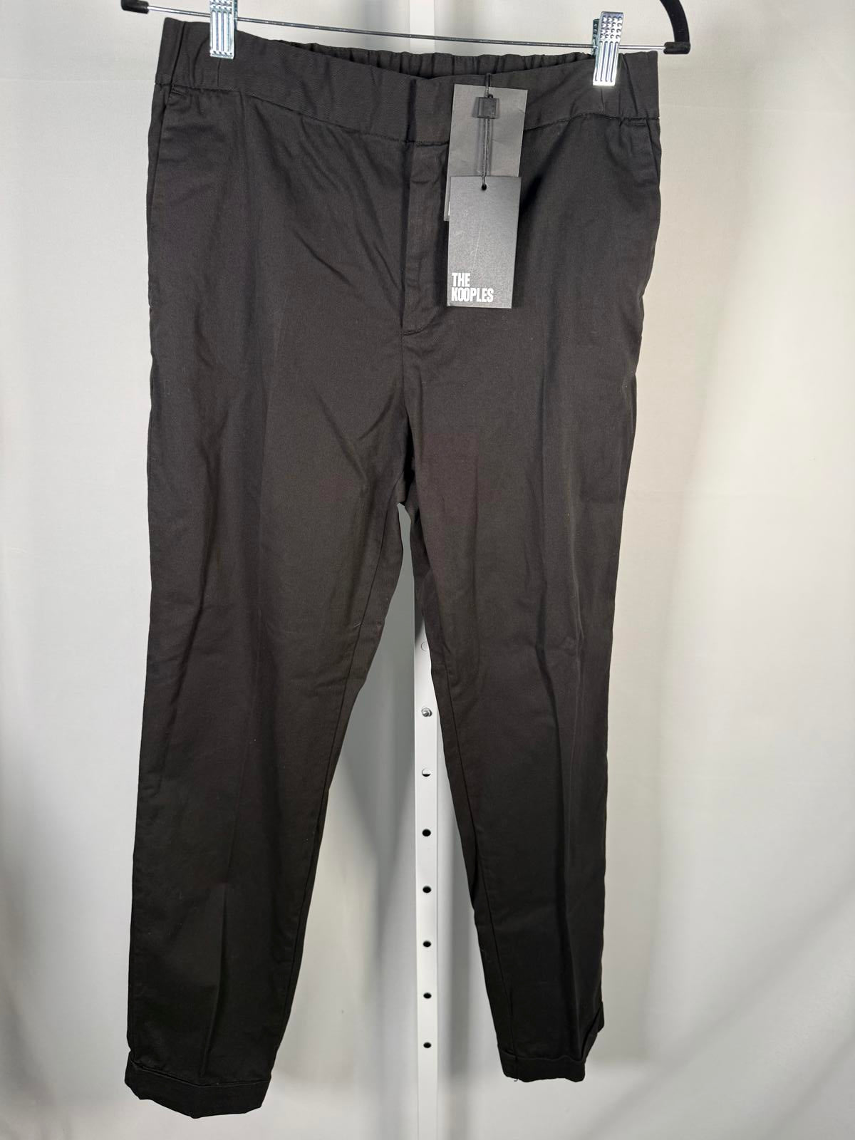 NWT The Kooples Black Men's Trousers US 30 waist (EUR 48)