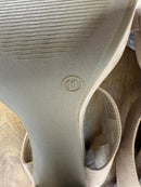 Lulus Acee Natural Suede Platform Heels - 11 NWB