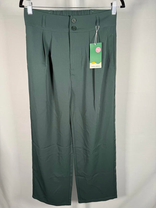 NWT Halara High Waisted Shirred Straight Leg Work Pants M, Petite