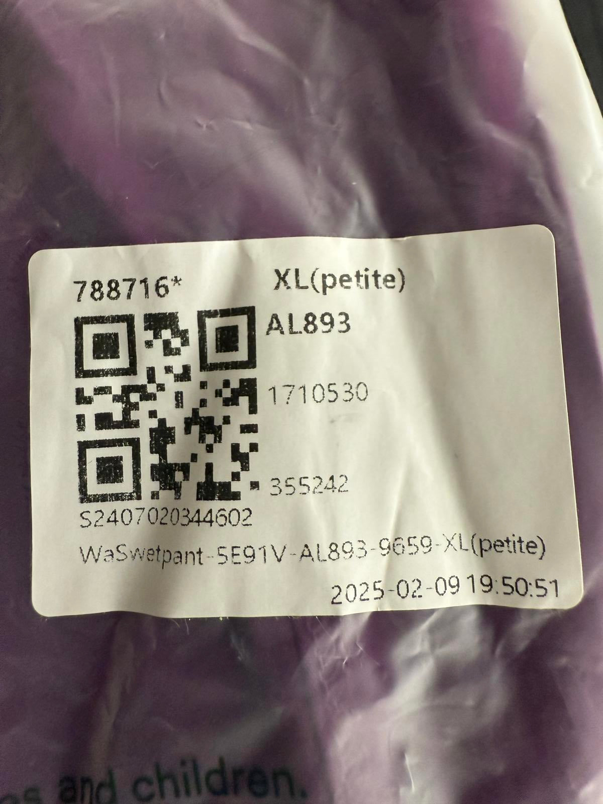 NWT Halara High Waisted Elastic Waistband Hiking Joggers Size XL Petite