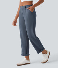 NWT Halara Mid Rise Waffle Casual Pants Size M