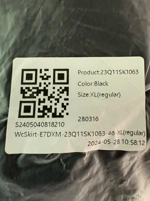 NWT Halara Ribbed High Waisted Bodycon Midi Casual Skirt Size XL