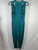 NWT Halara Women's Jumpsuit Sleeveless V Neck Button Detail Size M