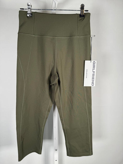 NWT Girlfriend Collective Terrace Compressive High-Rise Capri S