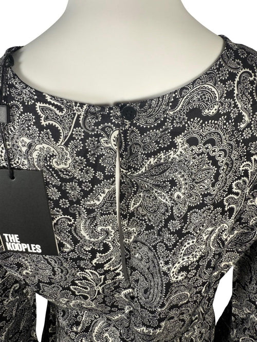 The Kooples Lace Paisley Print Size US Medium FR 2 Mini Dress NWT