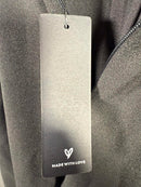 Lulus Kick It Black High-Waisted Trouser Pants - XL